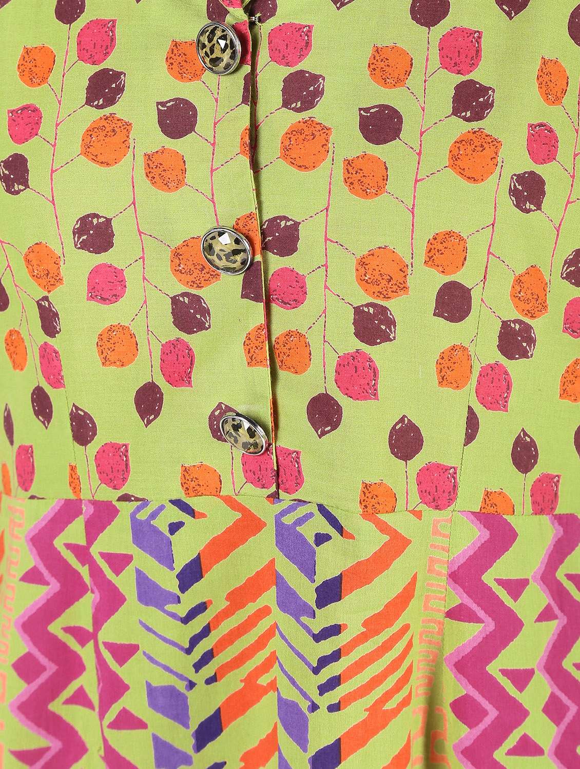 printed straight kurta - 16495805 -  Standard Image - 4