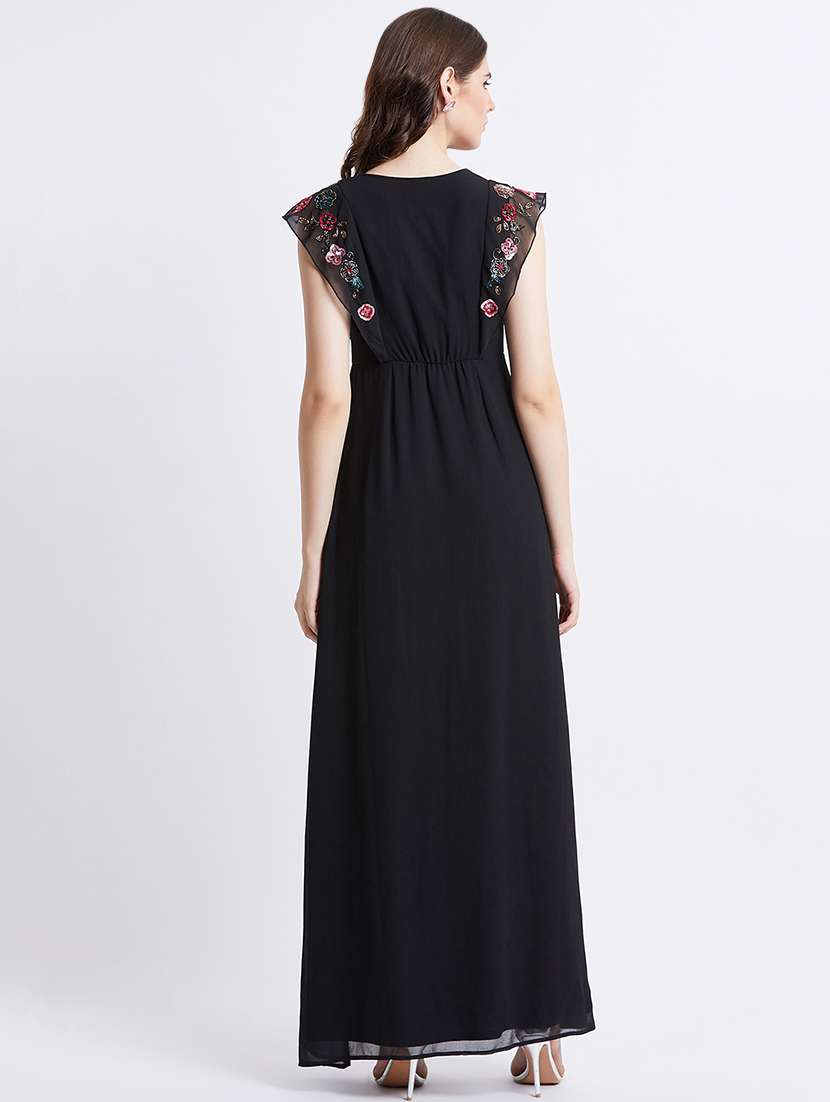 Women's Fit & Flare Solid Dress