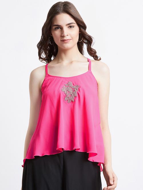 women's peplum square neck top - 16496913 - Standard Image - 0