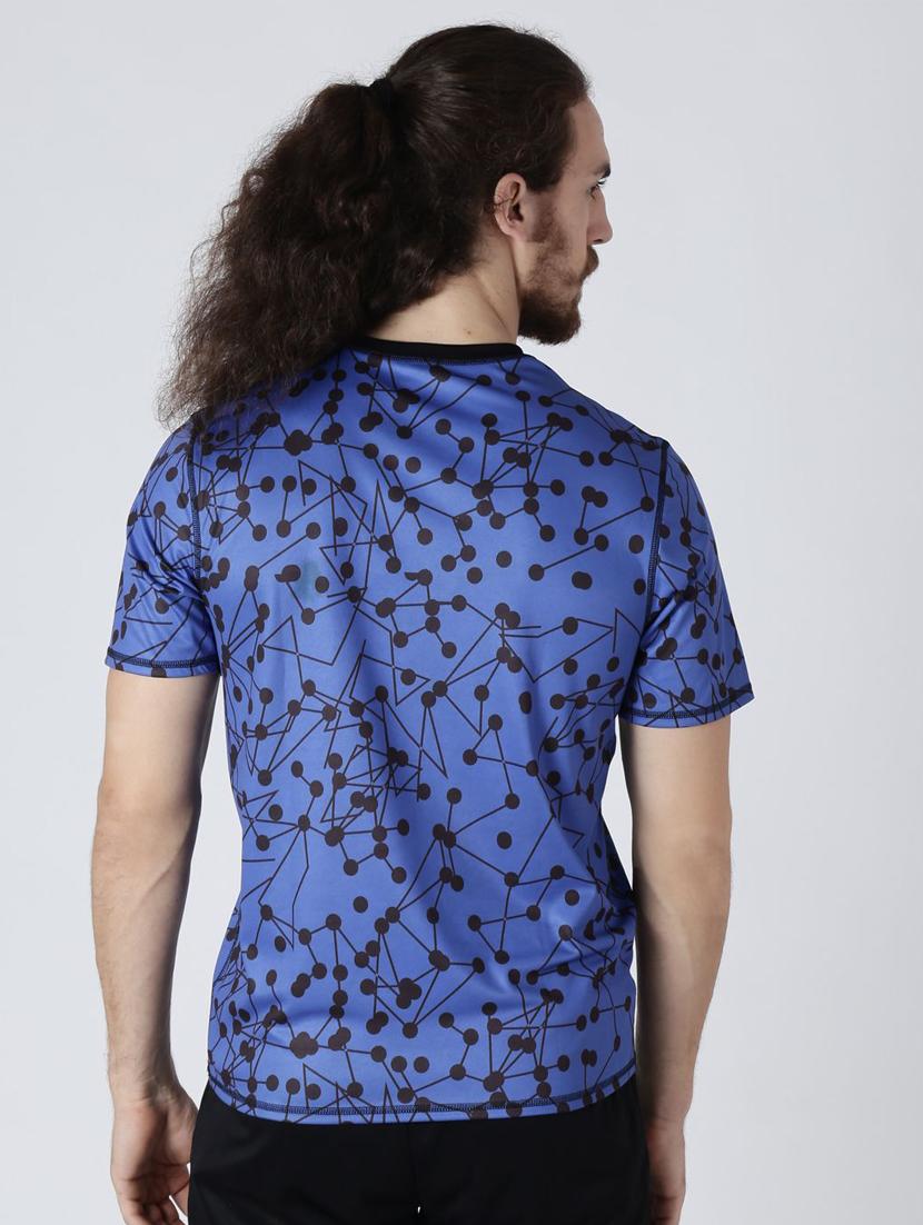 blue printed t-shirt - 16499563 - Standard Image - 1