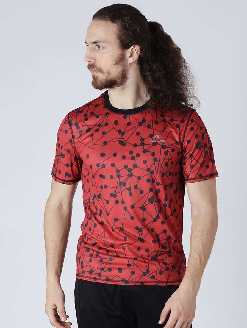 red printed t-shirt - 16499633 -  Standard Image - 1