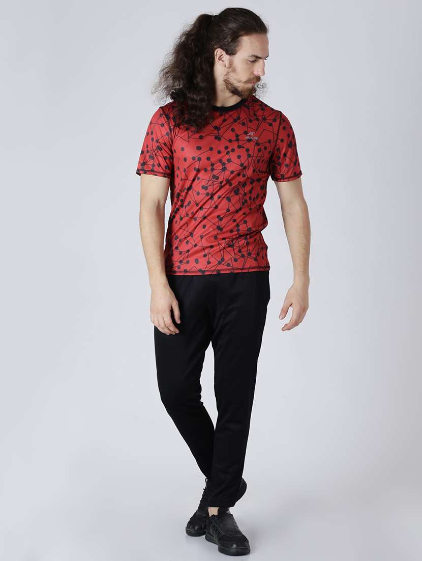 red printed t-shirt - 16499633 - Standard Image - 4
