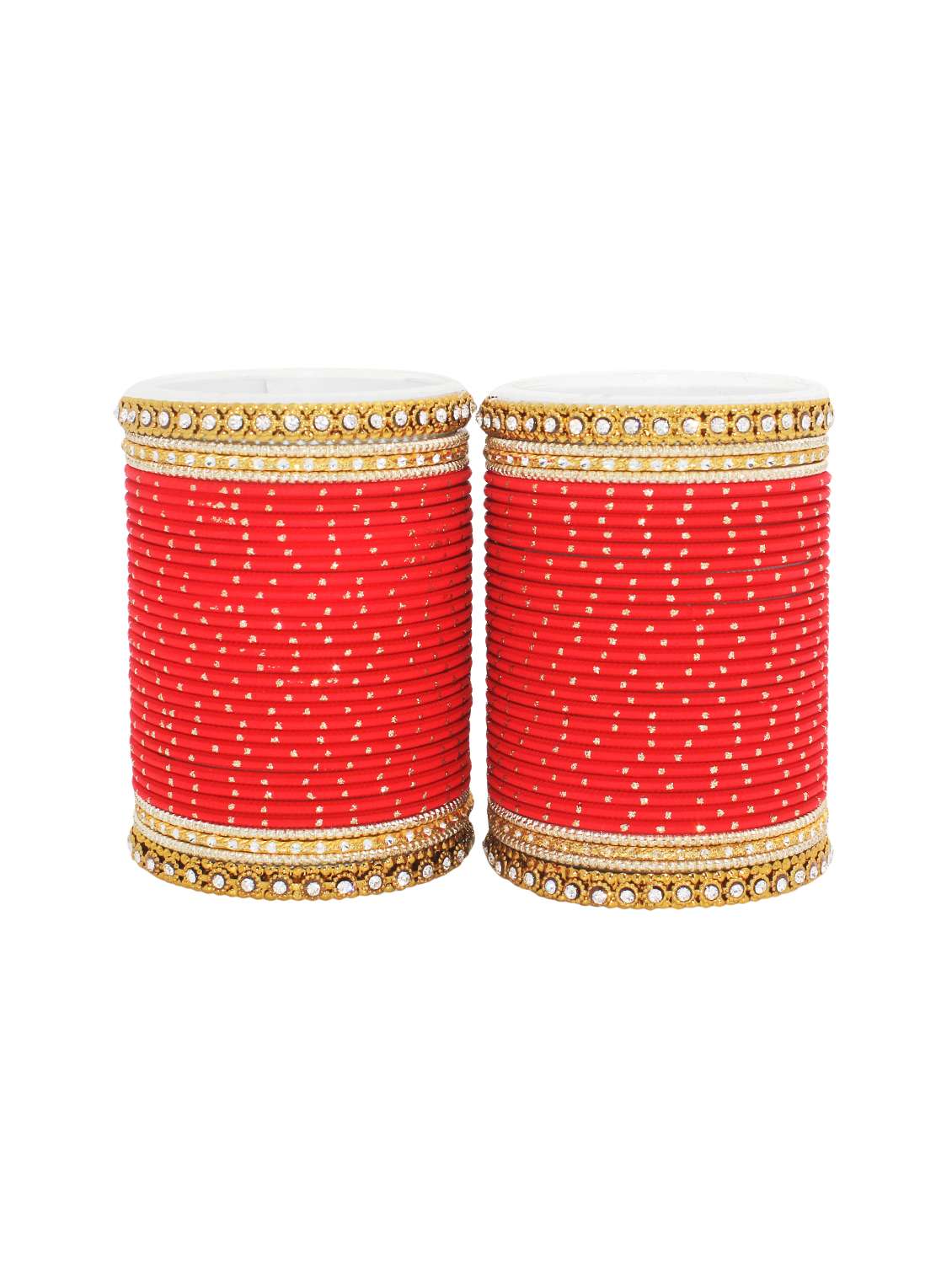 red metal bangle