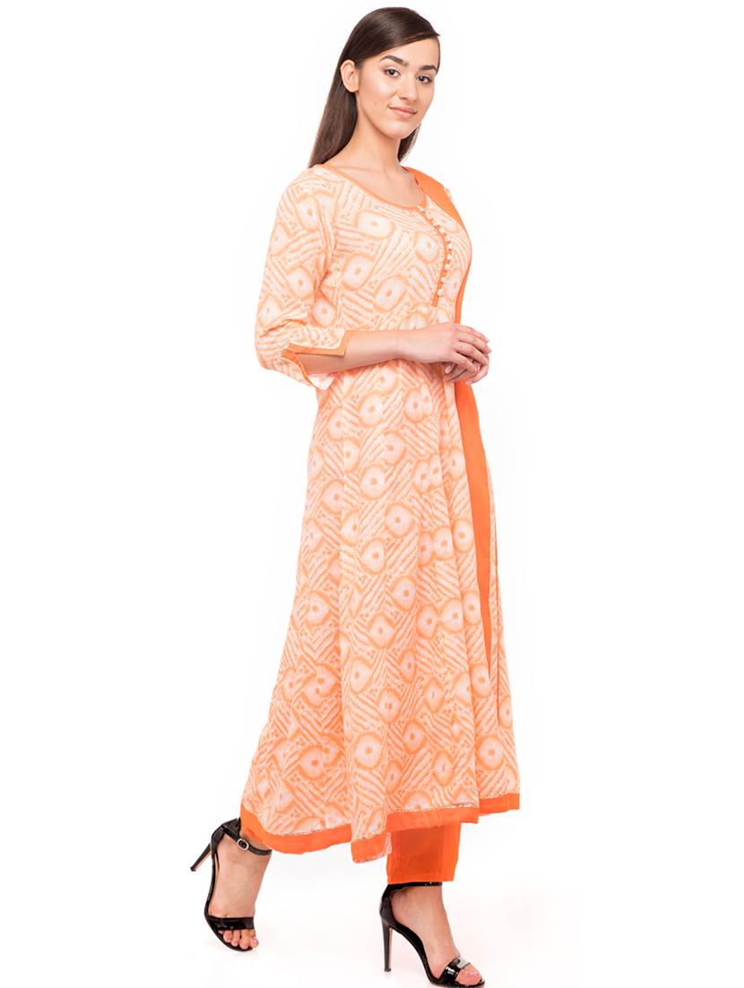printed kurta palazzo set - 16501048 - Standard Image - 1