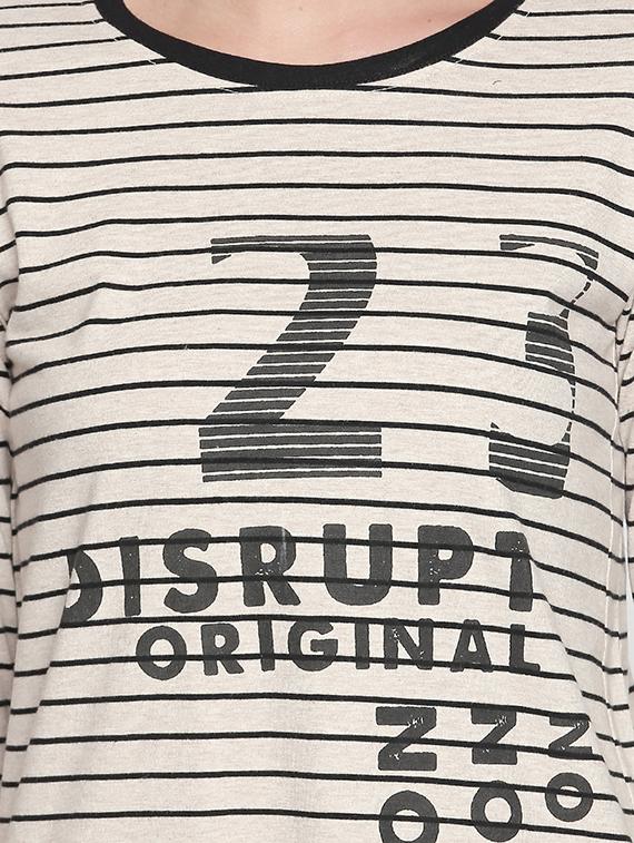 round neck striped quirky shift dress - 16501573 - Standard Image - 4