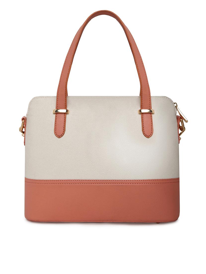 beige leatherette (pu) handbag - 16502372 - Standard Image - 1