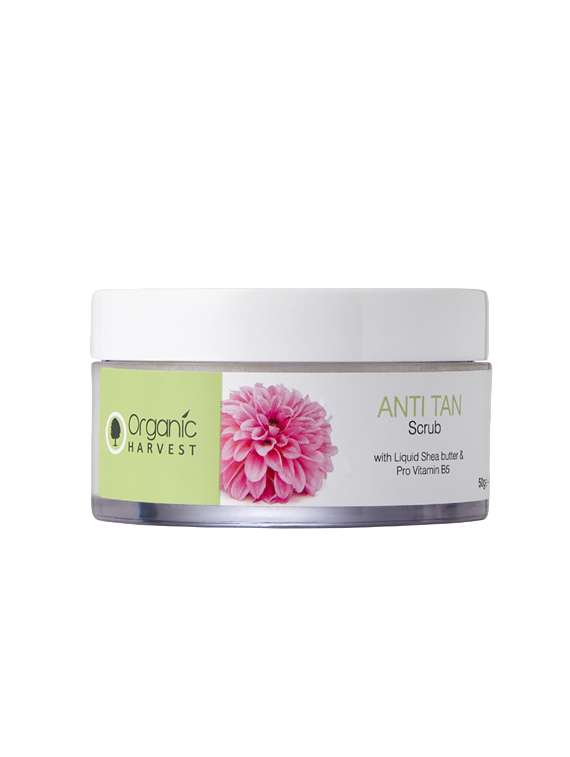 organic harvest anti tan scrub 50g