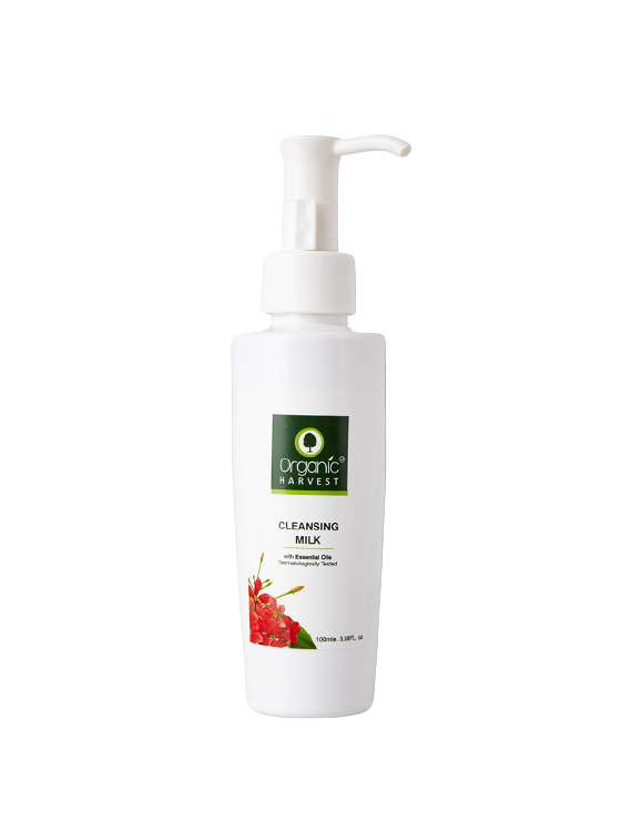 organic harvest cleansing milk, 100ml