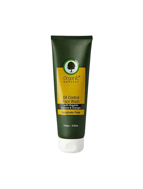 organic harvest face wash - oil control (sulphate free), 100g