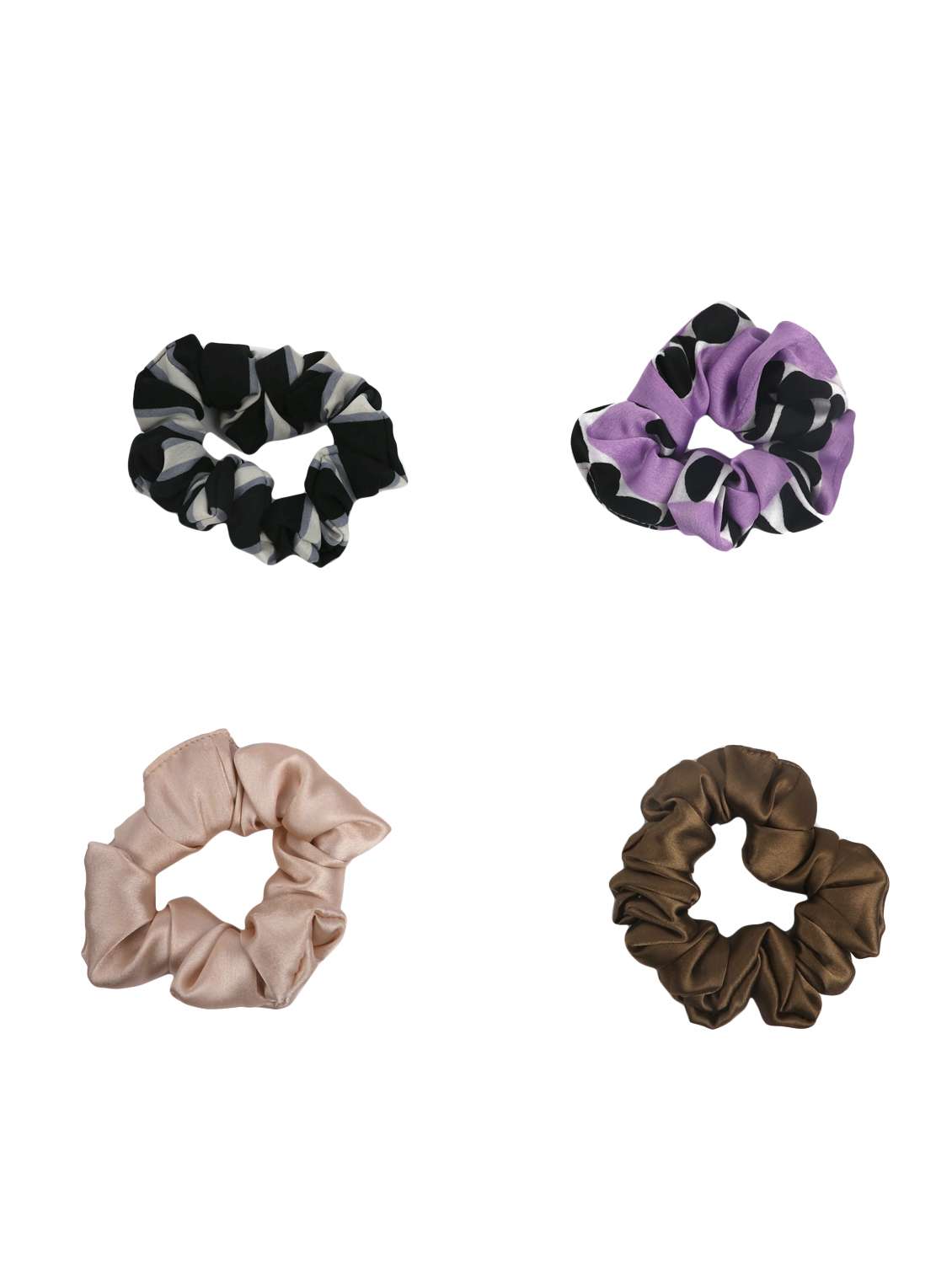 satin scrunchies pack
