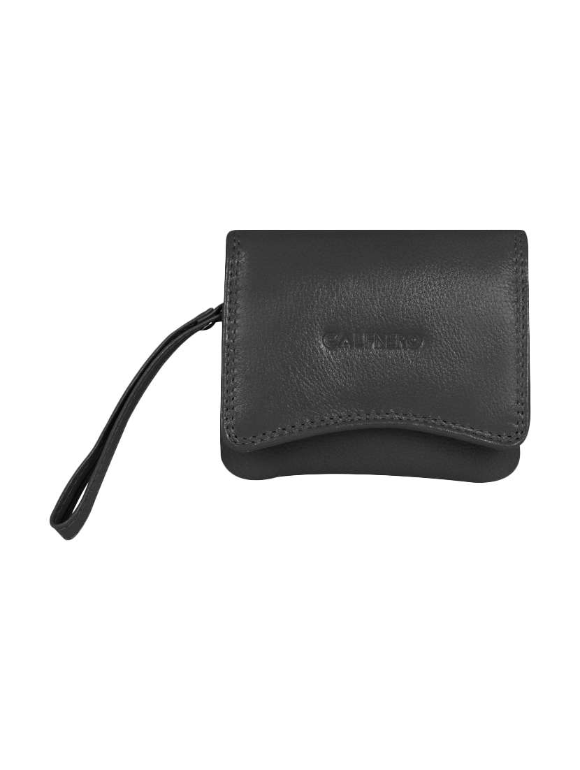 black leather wallet