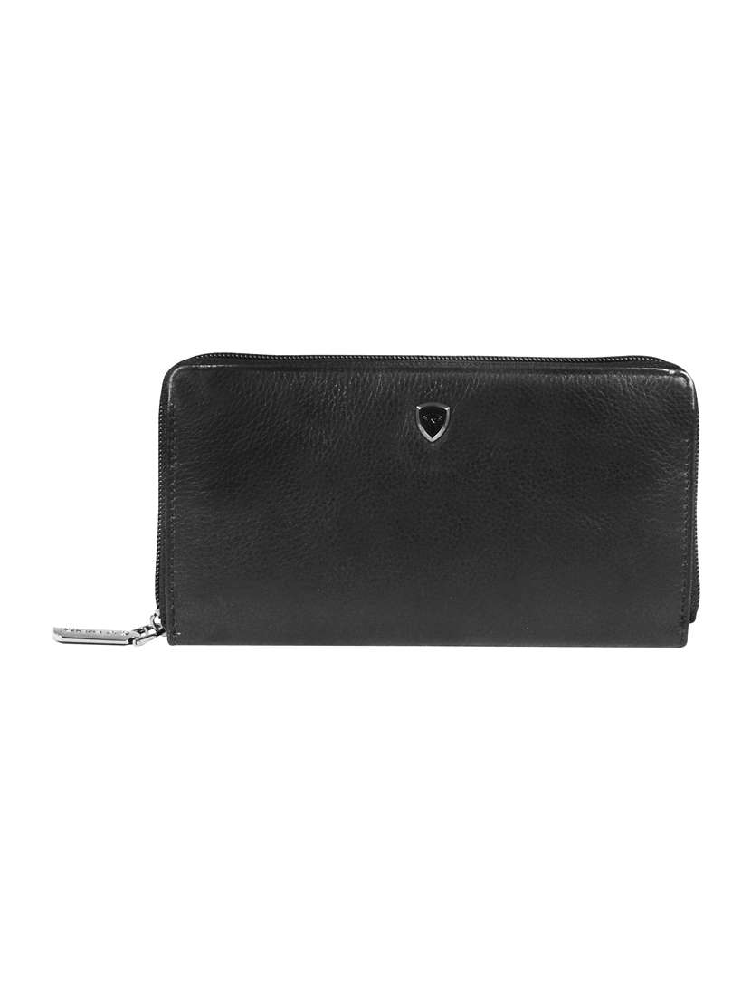 black leather wallet