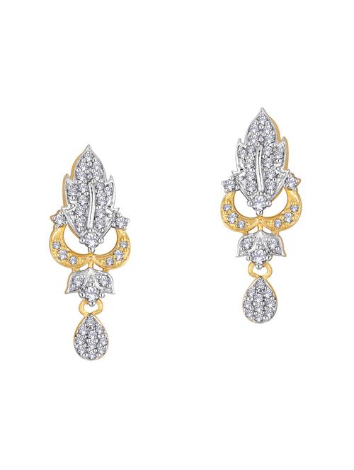 gold brass studs earring - 16506387 - Standard Image - 0