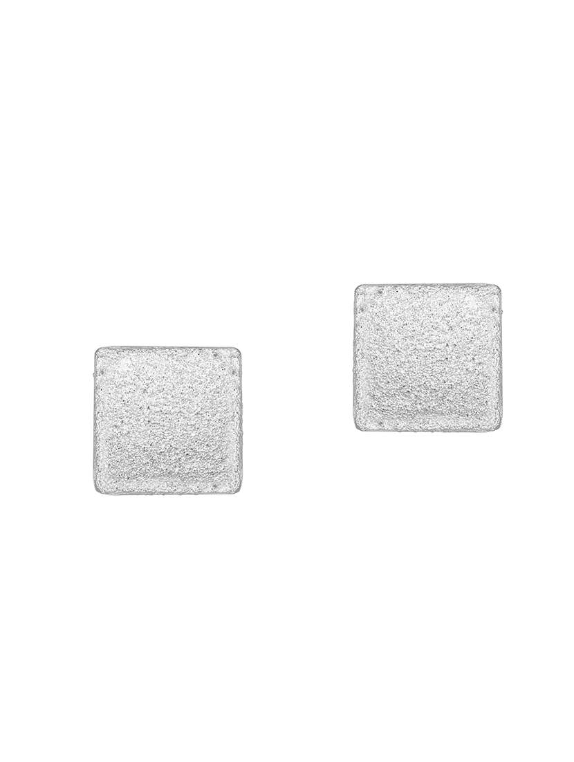 silver plastic studs earring - 16506613 - Zoom Image - 0