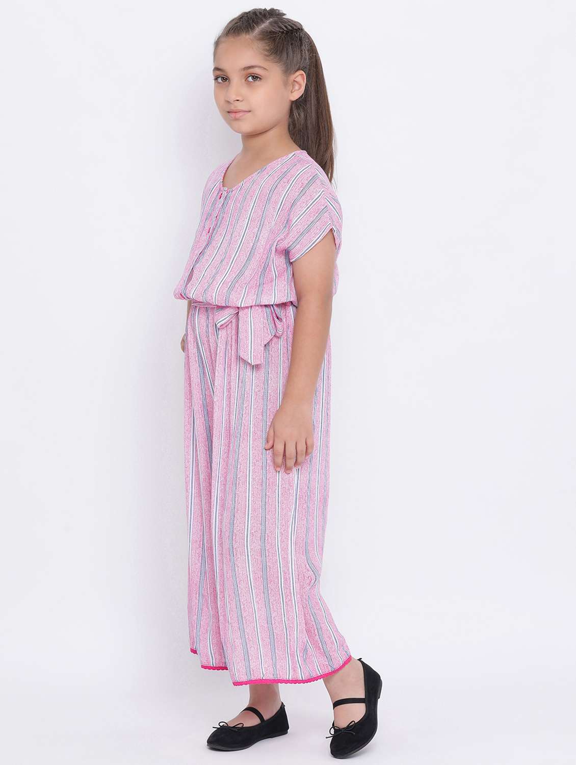 pink viscose playsuit - 16507036 -  Standard Image - 1