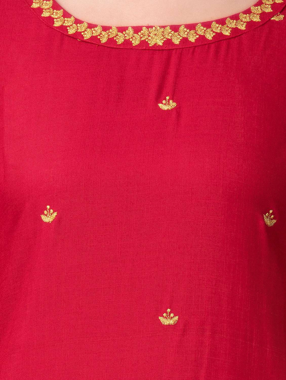 embroidered kurta sharara with dupatta set - 16509719 -  Standard Image - 4