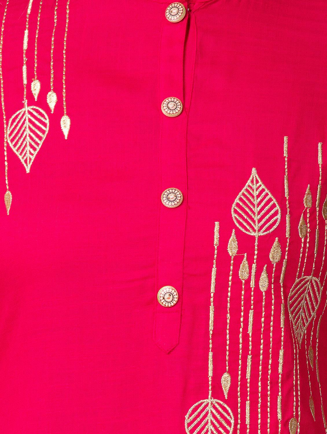 embroidered kurta sharara with dupatta set - 16509721 - Standard Image - 4