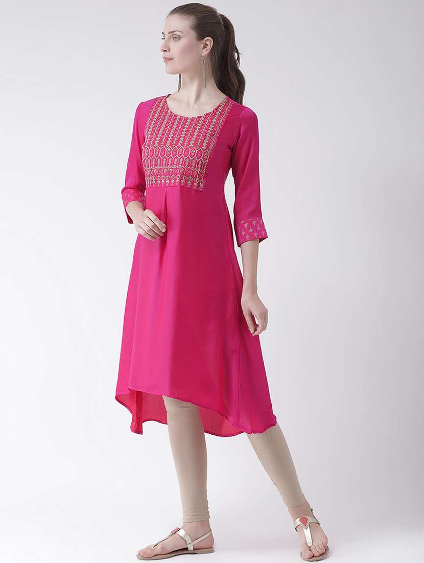 women's asymmetric kurta - 16511017 -  Standard Image - 1