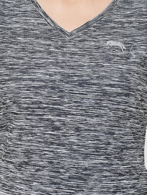 v- neck melange tee - 16514705 - Standard Image - 4