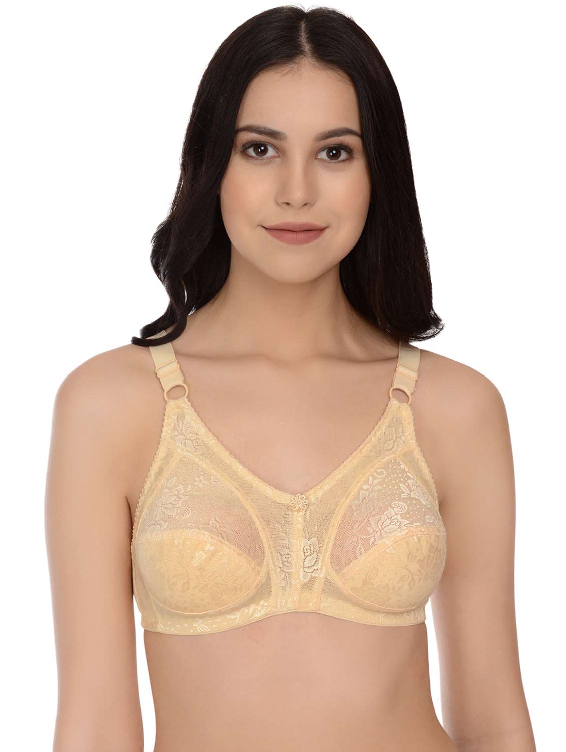 set of 3 floral patch bra - 16516304 -  Standard Image - 1