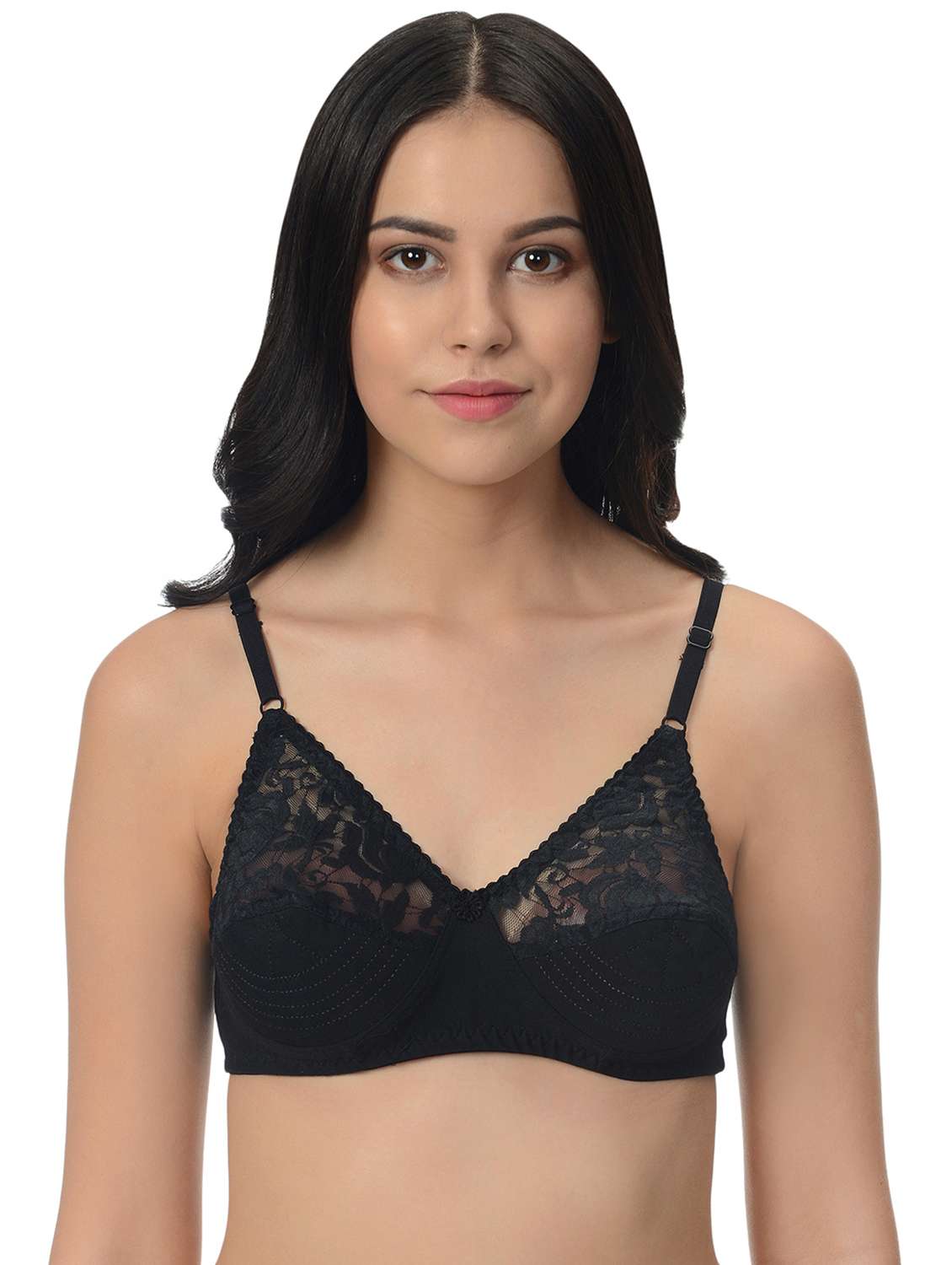 set of 3 floral patch bra - 16516309 -  Standard Image - 1