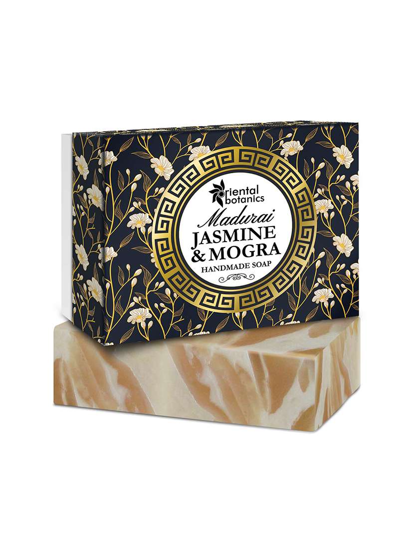 oriental botanics madurai jasmine & mogra handmade luxury soap 