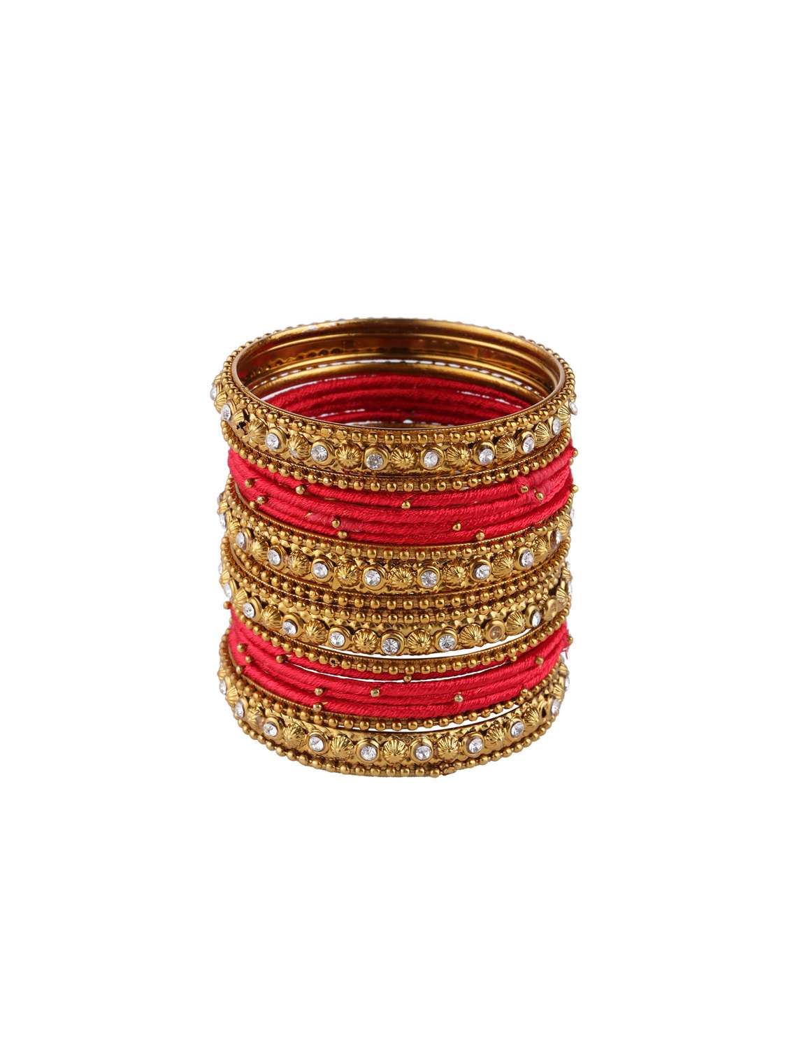pink  gold tone  bangle