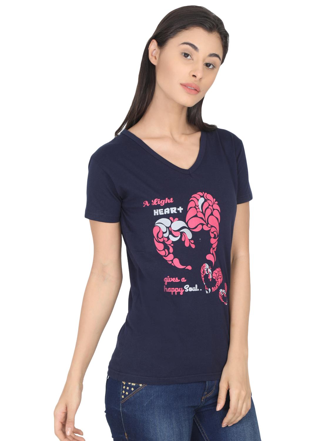 v neck graphic tee - 16519718 -  Standard Image - 1