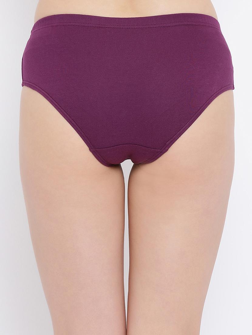 set of 3 mid rise solid hipster panty - 16520127 - Standard Image - 6