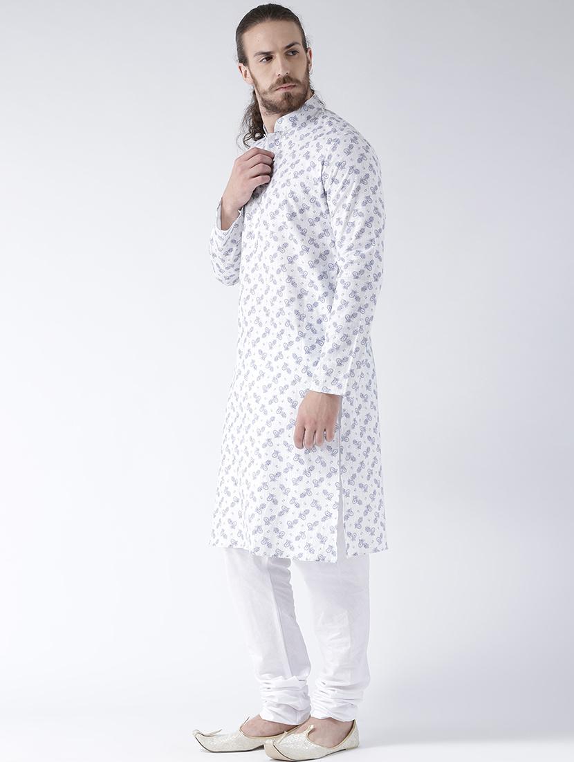 grey linen kurta pyjama set - 16520709 - Standard Image - 1