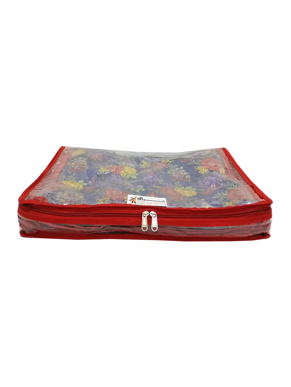 set of 4 red silk utility bag - 16523311 -  Standard Image - 1
