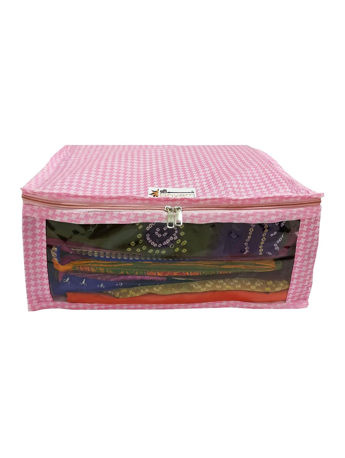 set of 8 pink silk utility bag - 16523322 - Standard Image - 1