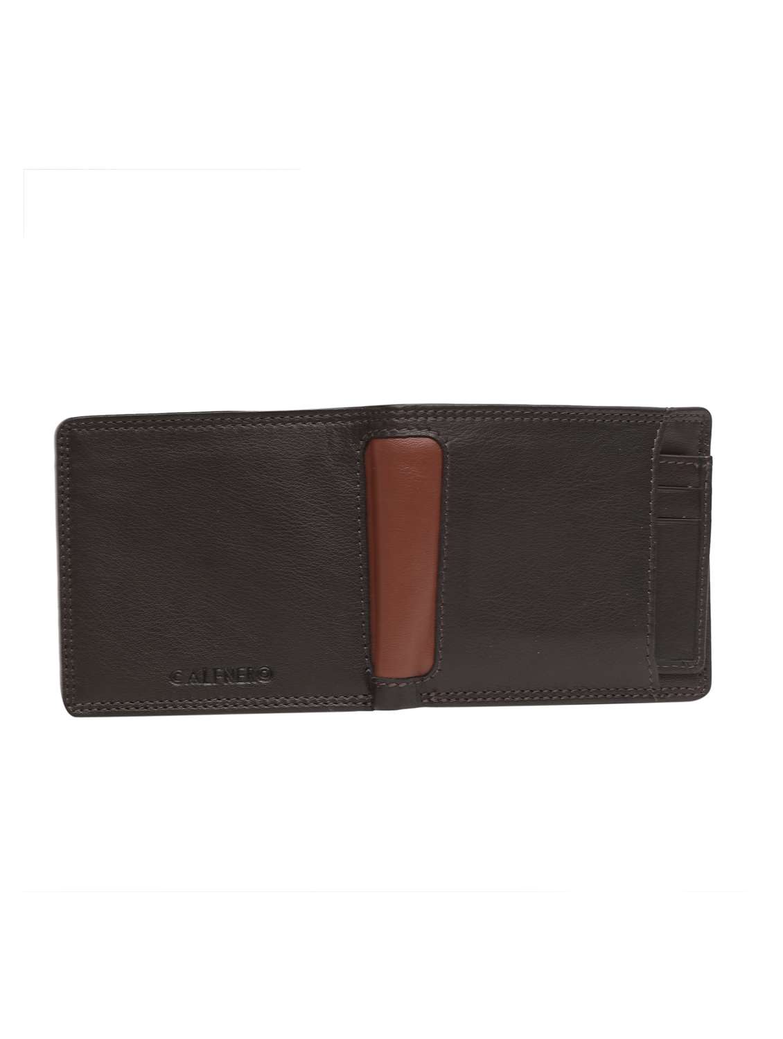 browncognac leather wallet - 16526077 - Standard Image - 4