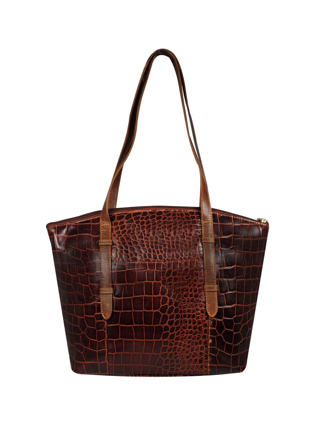 brown leather regular tote - 16526350 -  Standard Image - 1