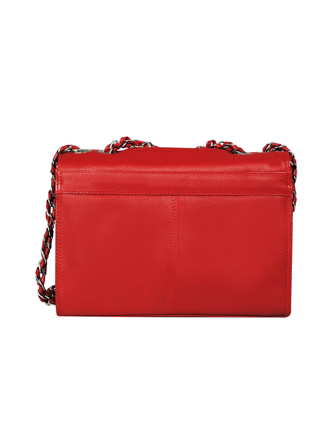red leather sling bag - 16526358 - Standard Image - 1