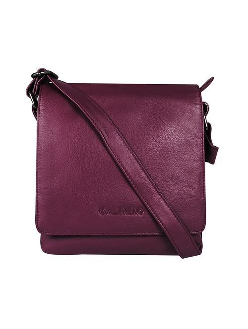 purple leather sling bag - 16526364 -  Standard Image - 0