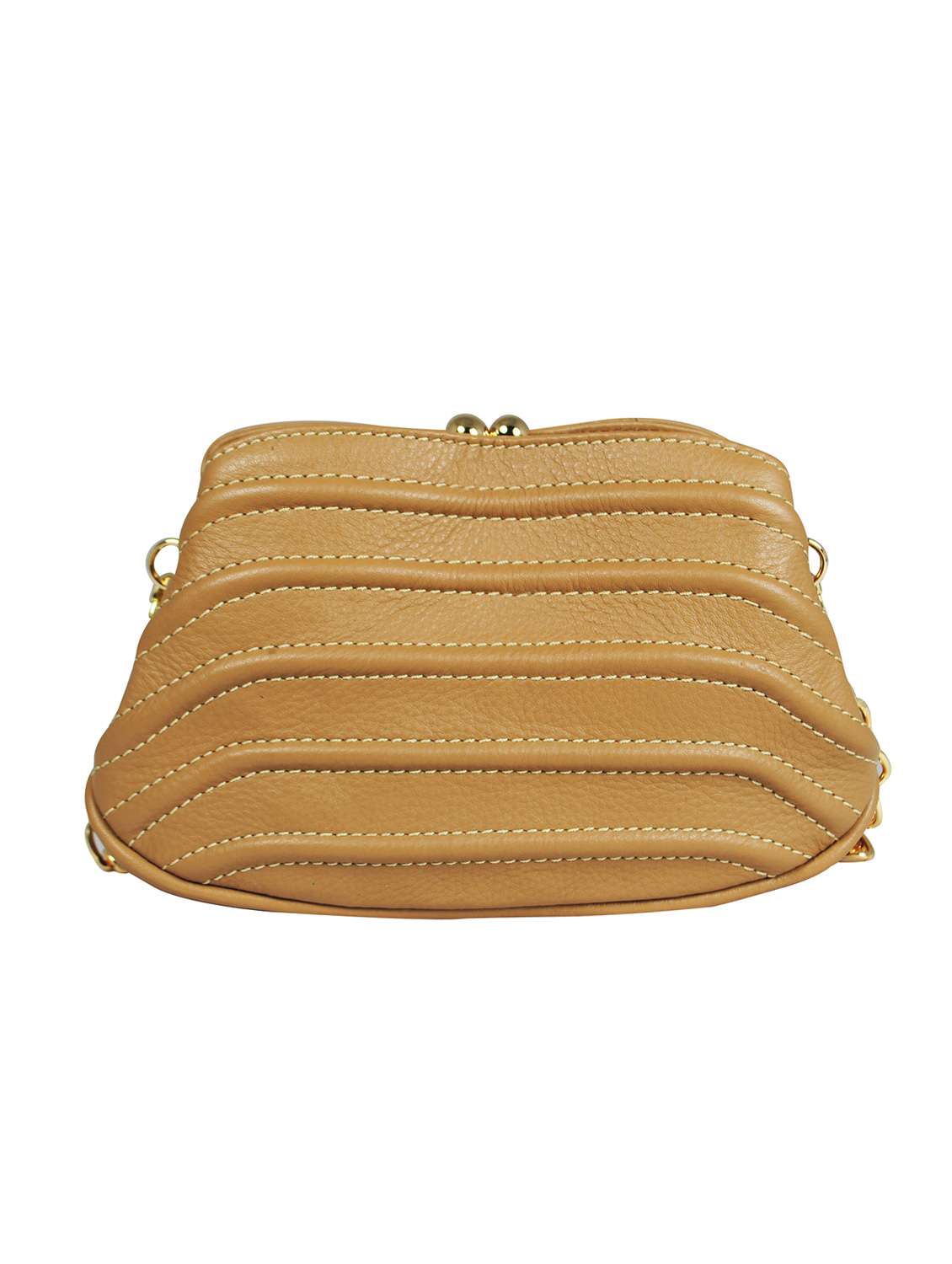 beige leather sling bag - 16526367 -  Standard Image - 1
