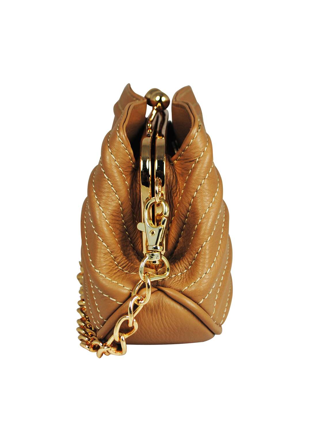 beige leather sling bag - 16526367 -  Standard Image - 4