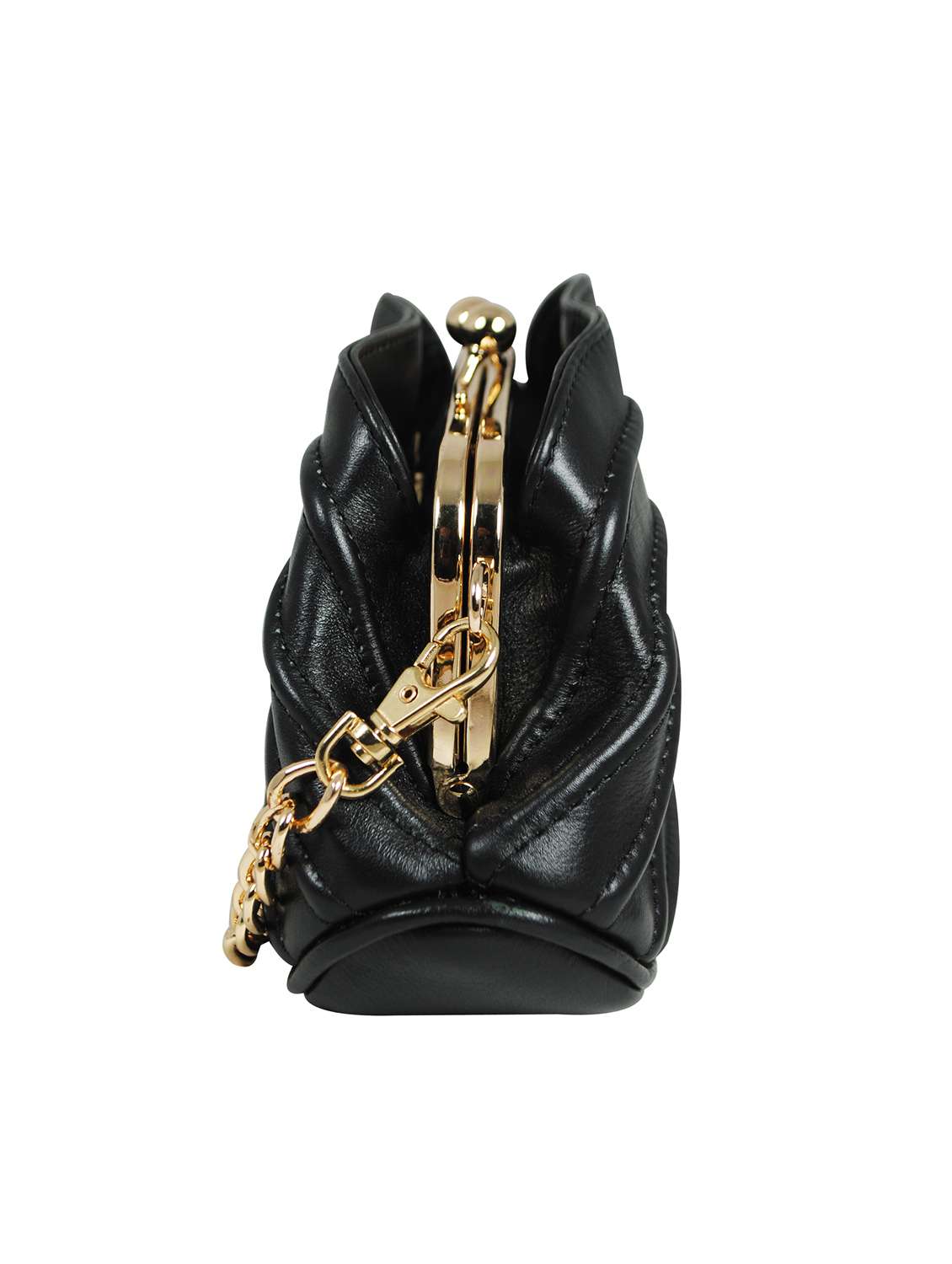 black leather sling bag - 16526372 -  Standard Image - 4