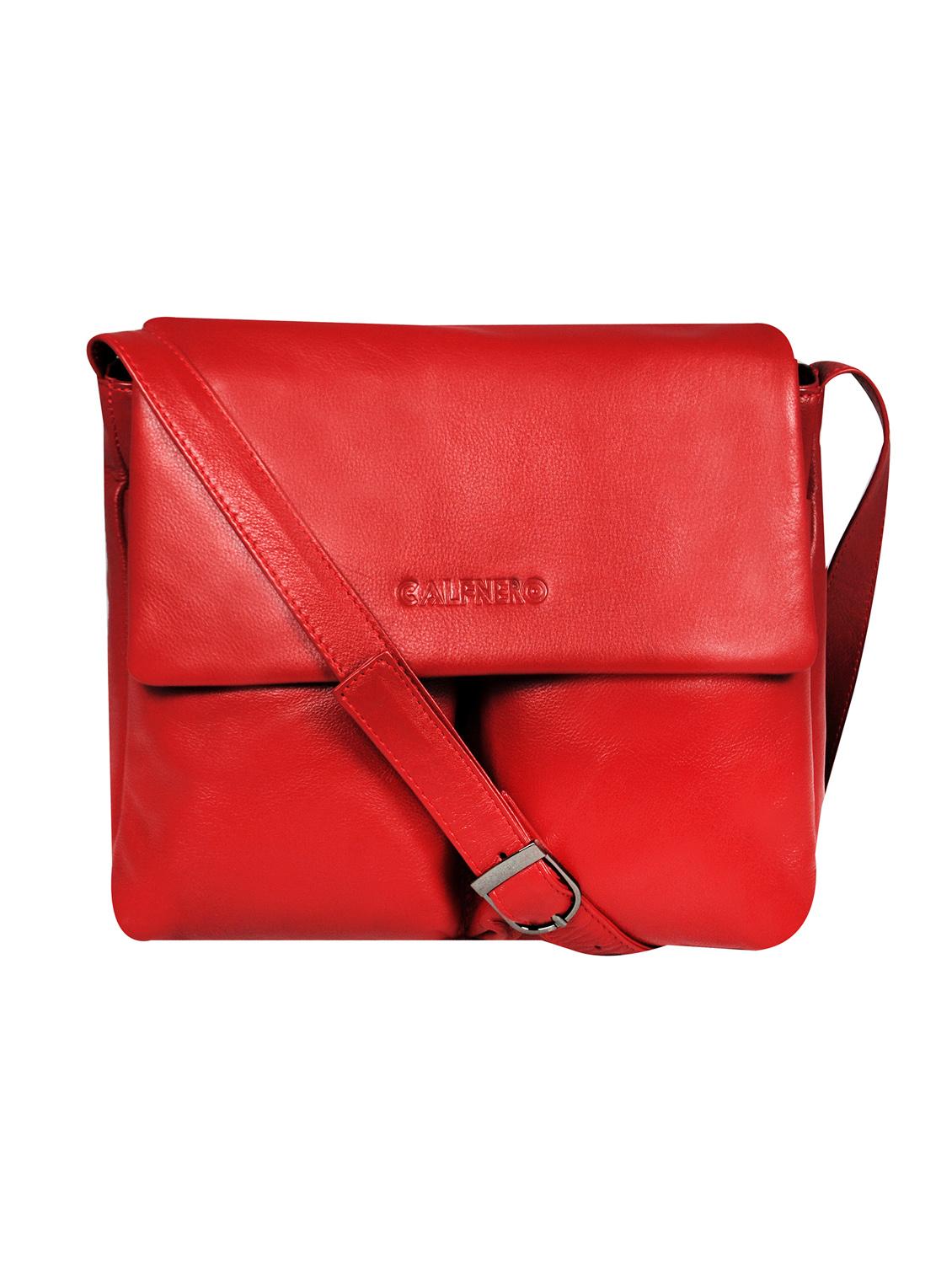 red leather sling bag - 16526376 -  Zoom Image - 0
