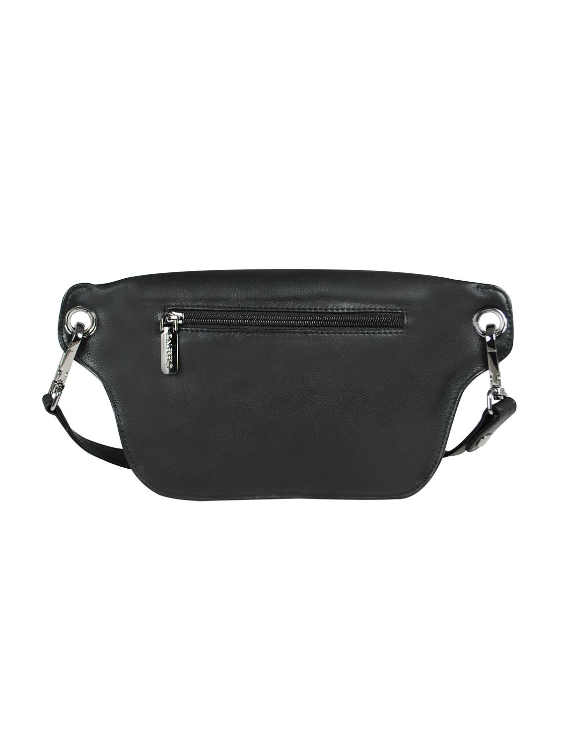 black leather regular pouch - 16526387 -  Standard Image - 1