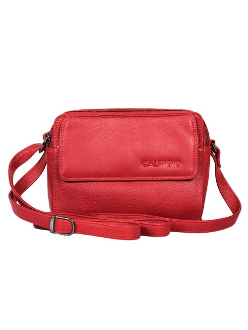 red leather sling bag - 16526398 -  Standard Image - 0