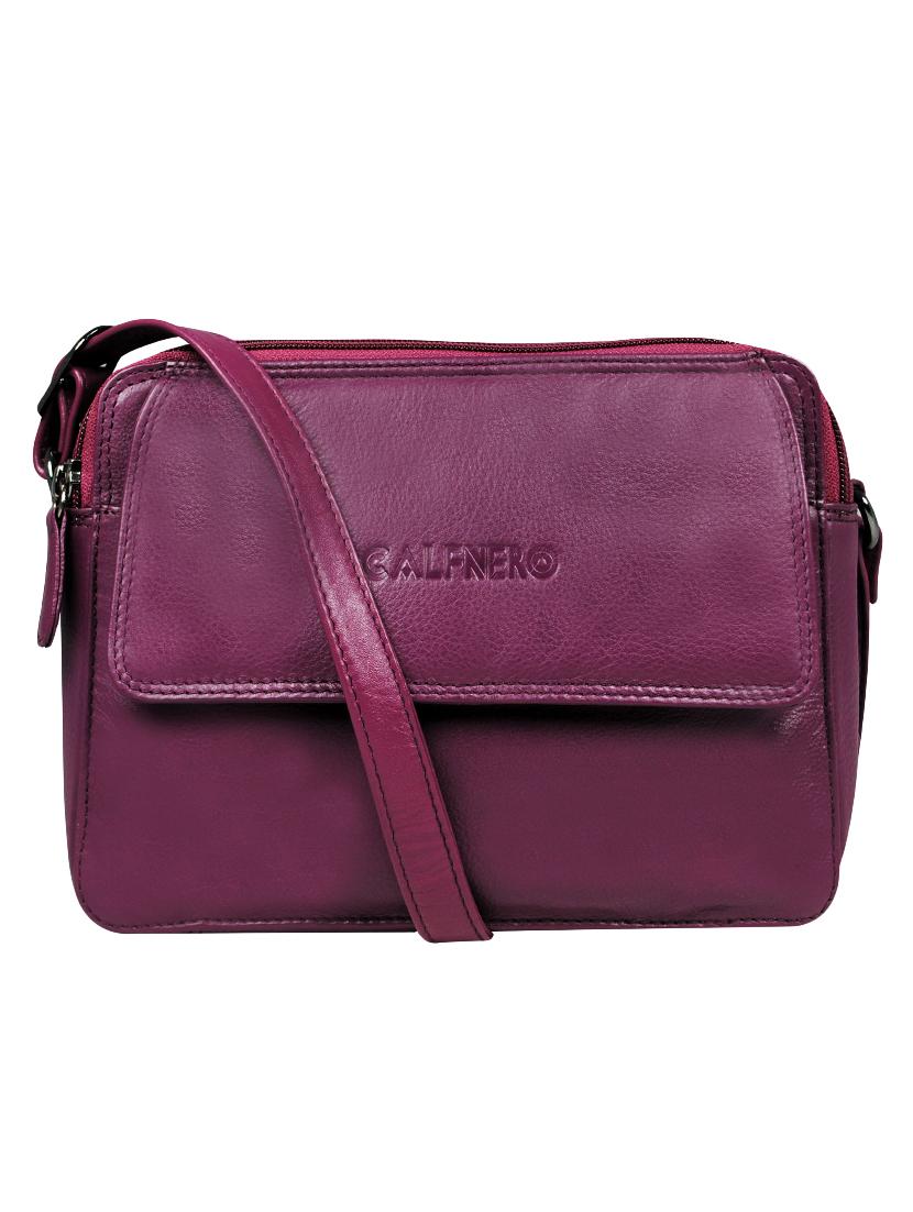 purple leather sling bag - 16526400 -  Zoom Image - 0