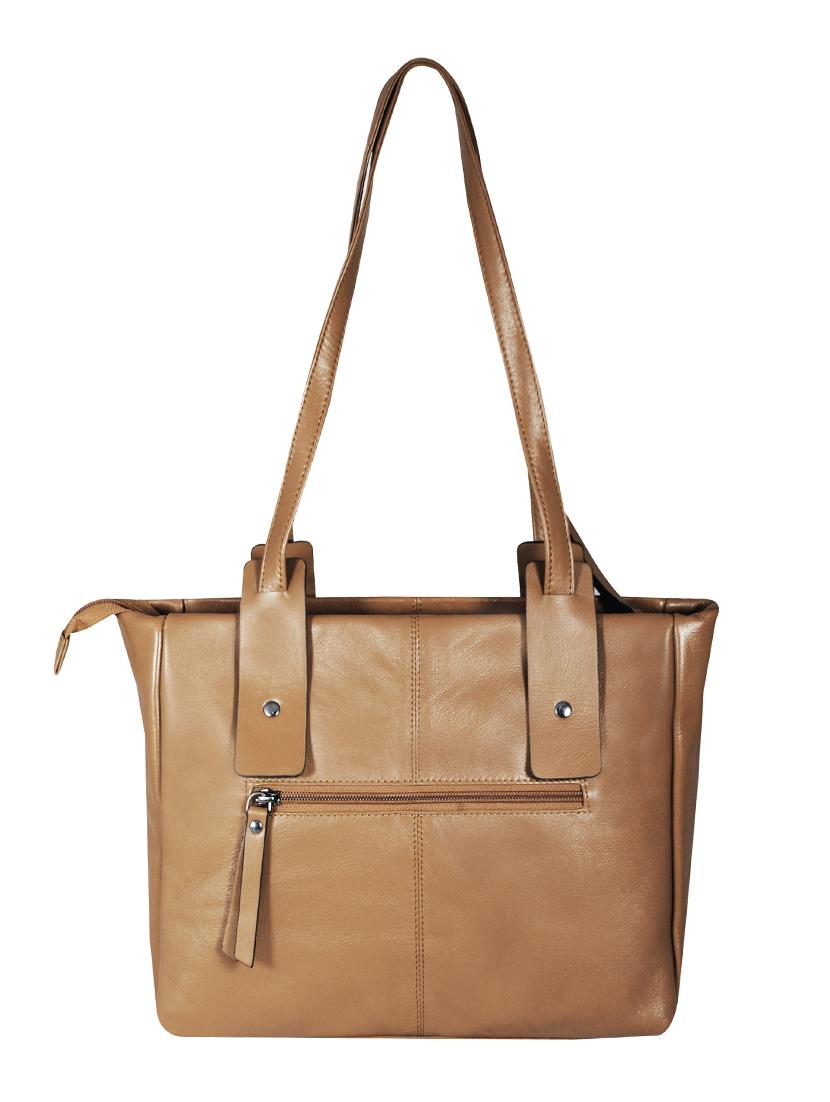 beige leather handbag - 16526413 - Standard Image - 1