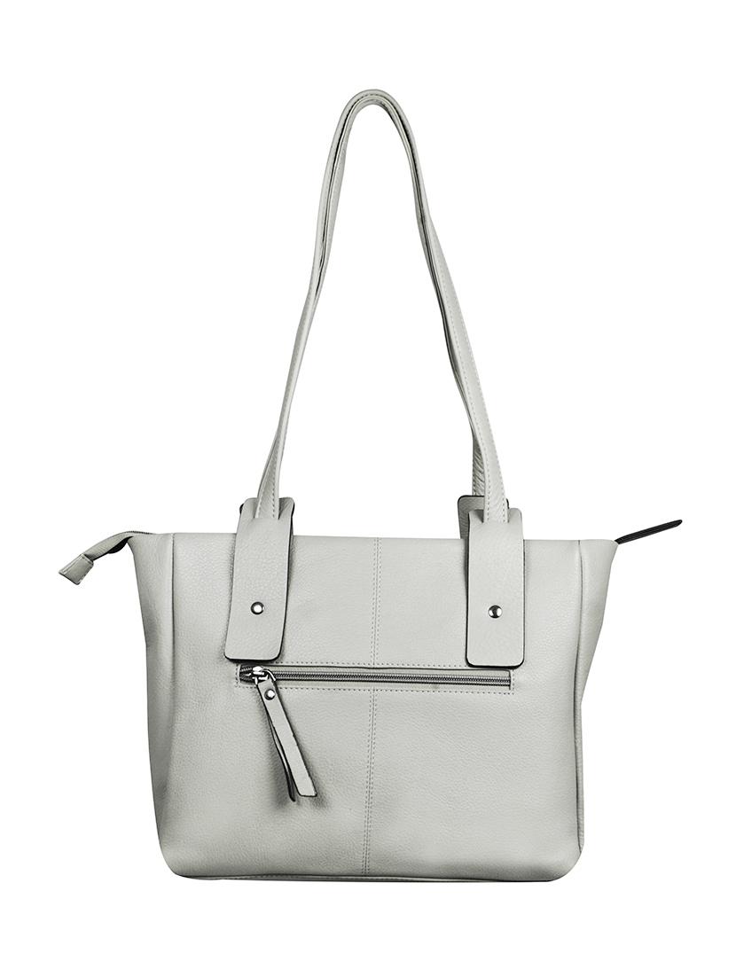 grey leather handbag - 16526414 -  Standard Image - 1
