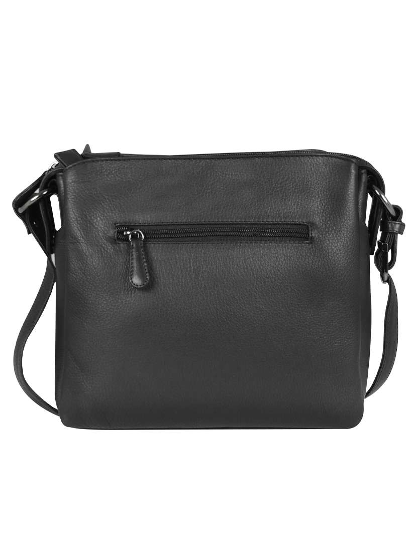 black leather sling bag - 16526429 -  Standard Image - 1