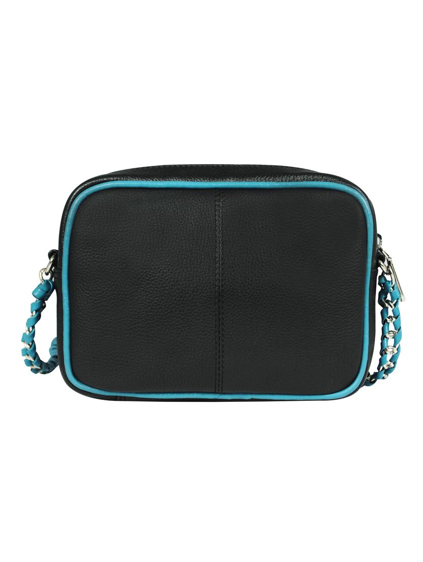 black leather sling bag - 16526431 - Standard Image - 1