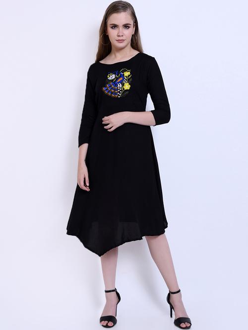 women's asymmetric floral dress - 16527854 -  Standard Image - 0