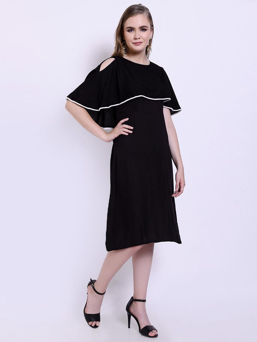 women's solid dress - 16527857 - Standard Image - 1