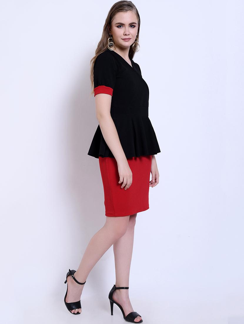 women's peplum dress - 16527863 - Standard Image - 1
